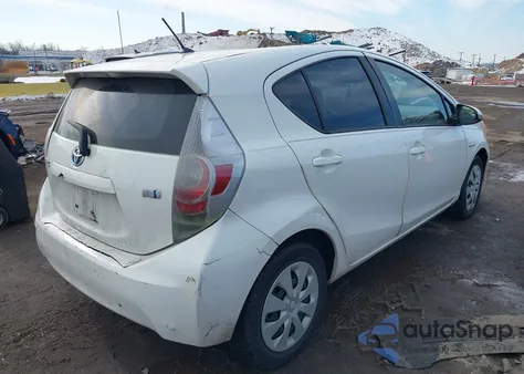 2012 Toyota Prius C One from USA, damaged, VIN JTDKDTB32C1526859